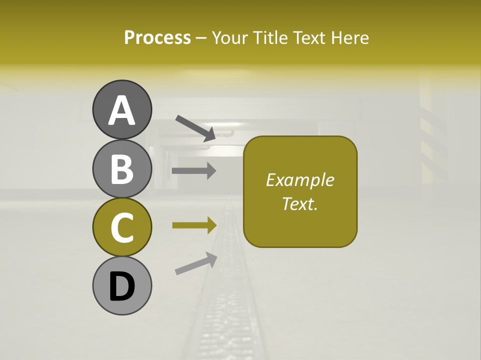 Underground Beton Floor PowerPoint Template