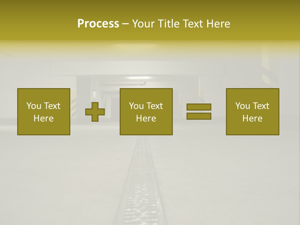 Underground Beton Floor PowerPoint Template