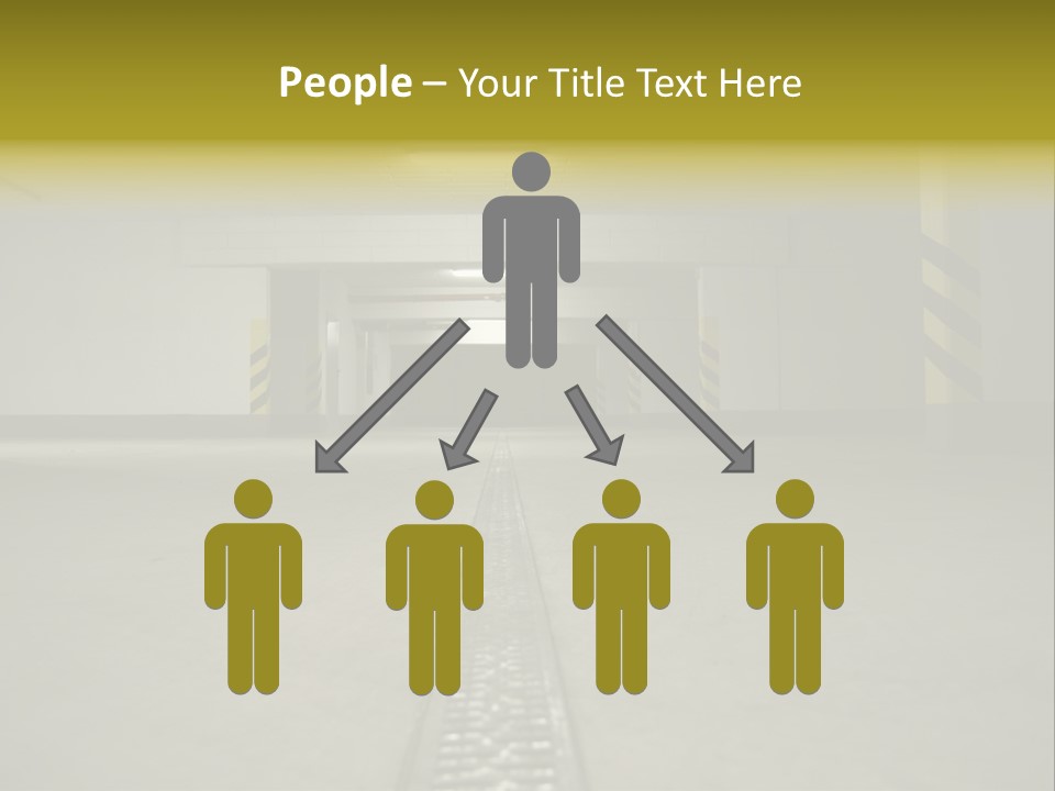 Underground Beton Floor PowerPoint Template