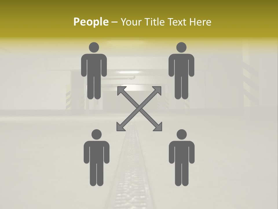 Underground Beton Floor PowerPoint Template