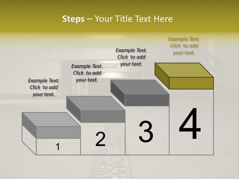 Underground Beton Floor PowerPoint Template