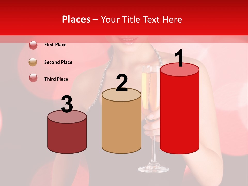 Human Young Sensual PowerPoint Template