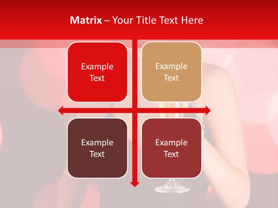 Human Young Sensual PowerPoint Template