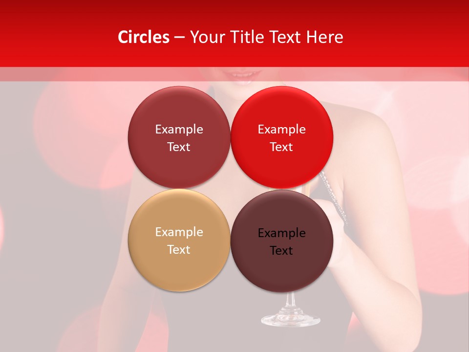 Human Young Sensual PowerPoint Template