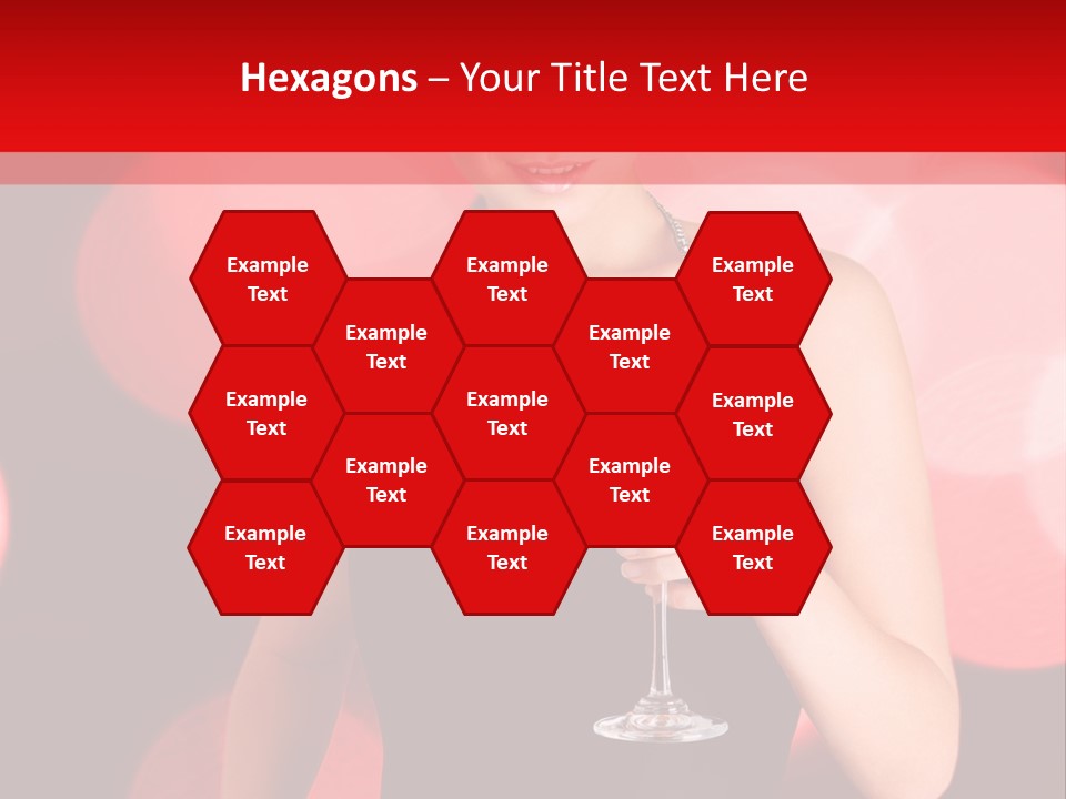 Human Young Sensual PowerPoint Template