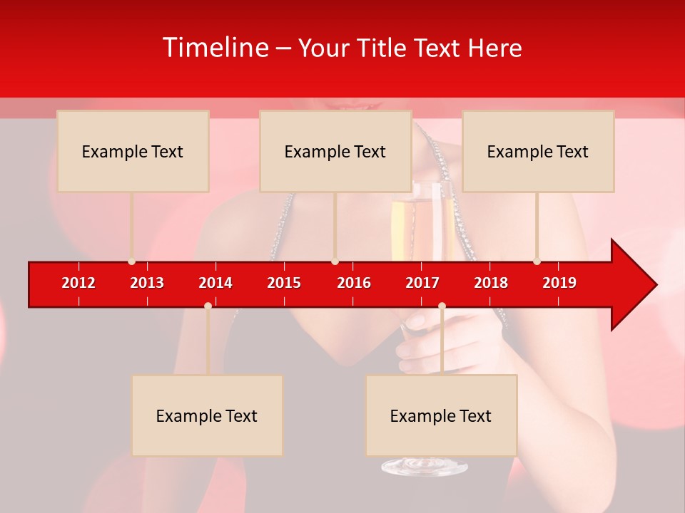Human Young Sensual PowerPoint Template