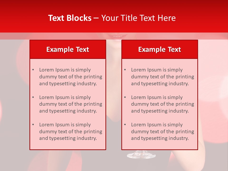 Human Young Sensual PowerPoint Template