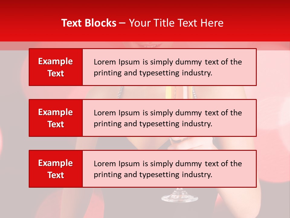 Human Young Sensual PowerPoint Template