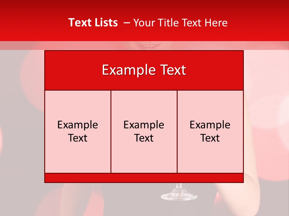 Human Young Sensual PowerPoint Template