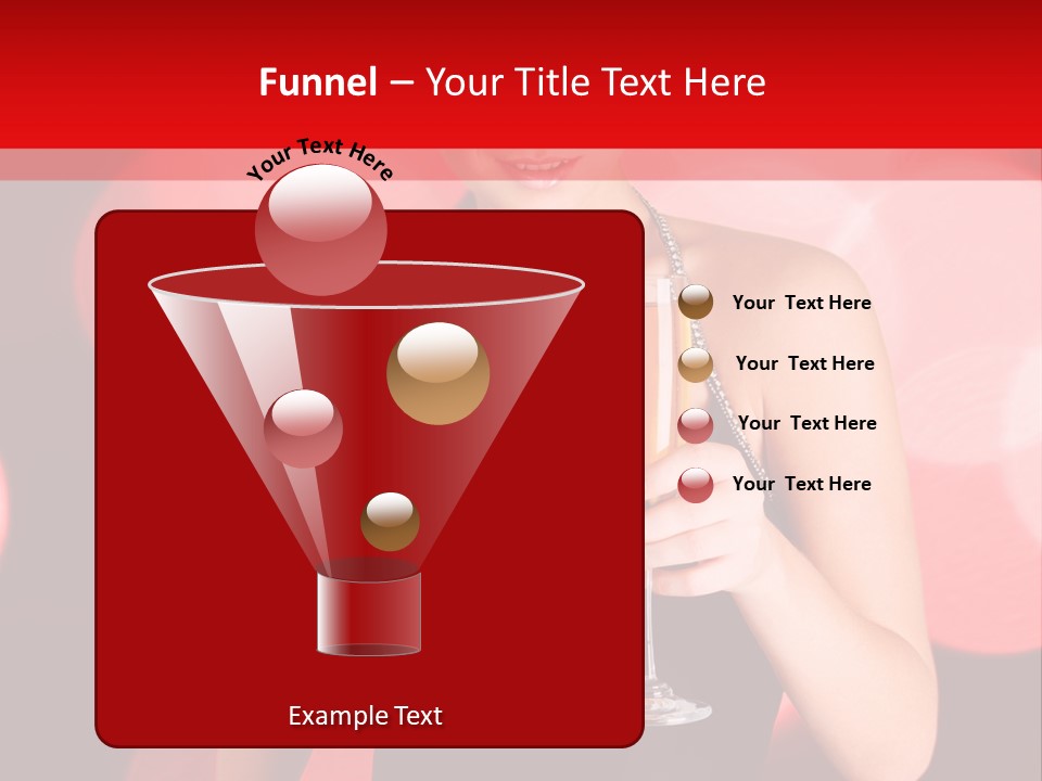 Human Young Sensual PowerPoint Template