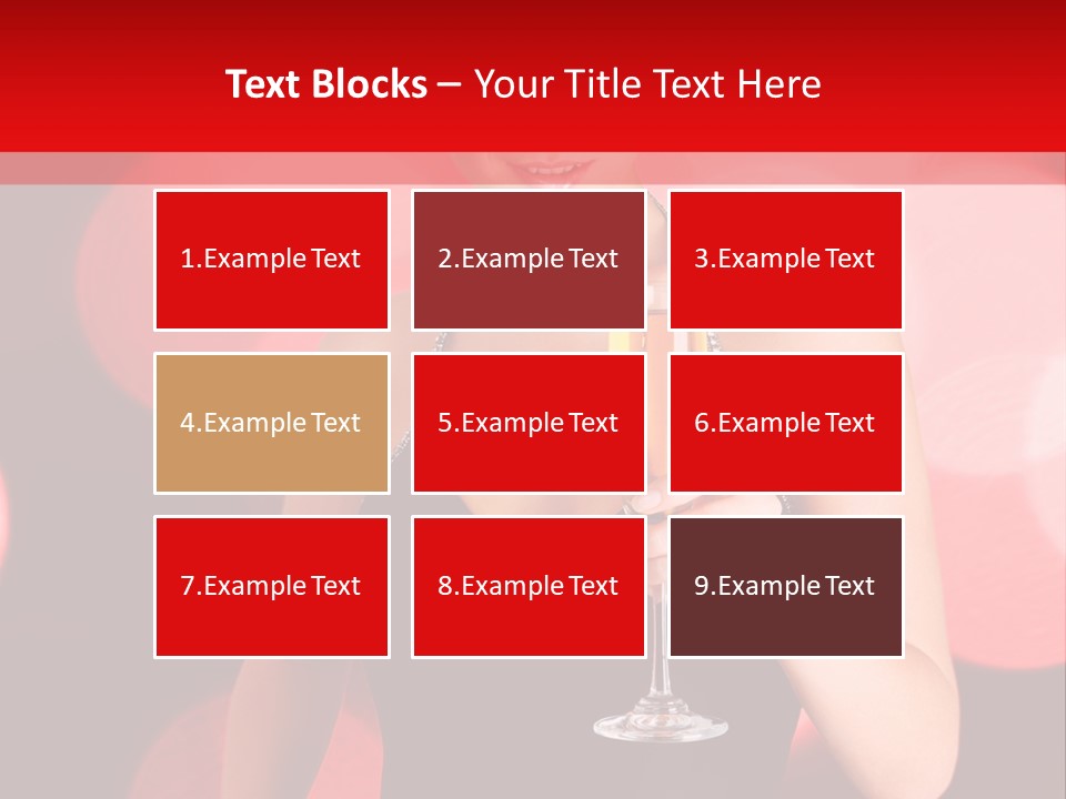 Human Young Sensual PowerPoint Template