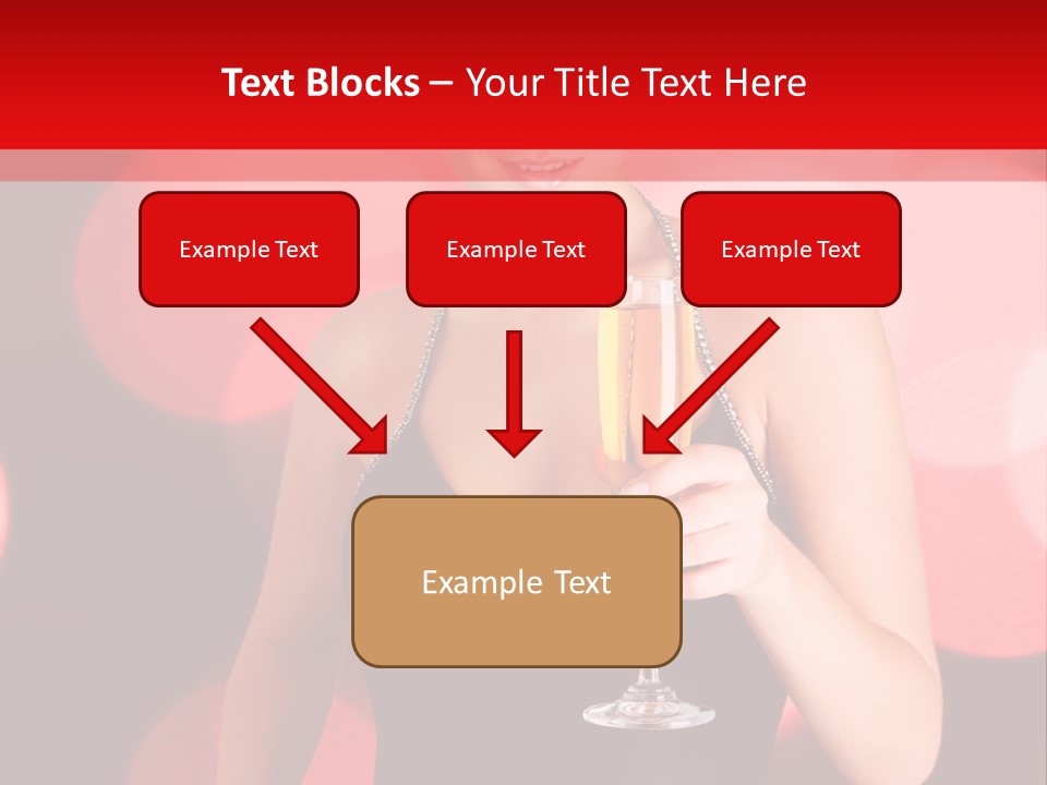 Human Young Sensual PowerPoint Template