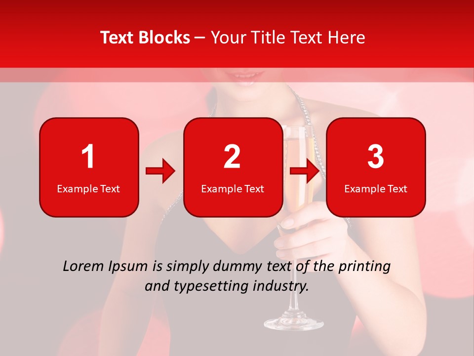 Human Young Sensual PowerPoint Template