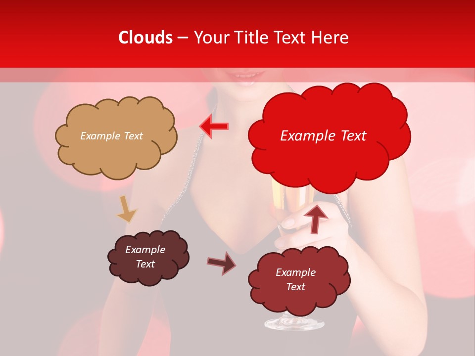 Human Young Sensual PowerPoint Template