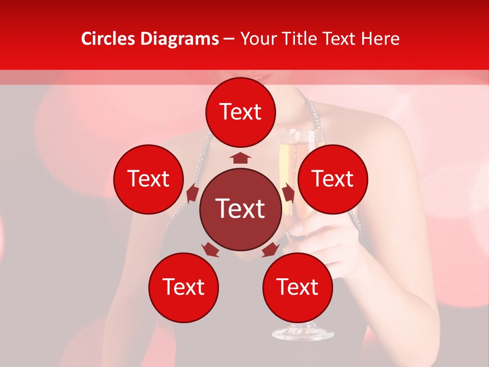 Human Young Sensual PowerPoint Template