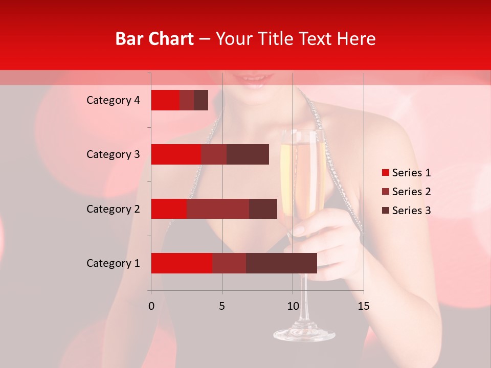 Human Young Sensual PowerPoint Template