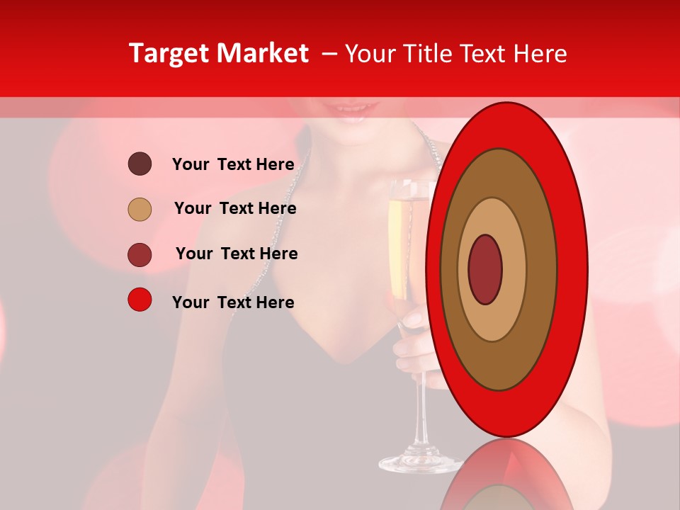 Human Young Sensual PowerPoint Template