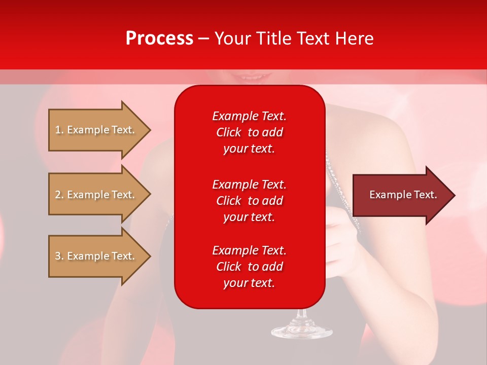 Human Young Sensual PowerPoint Template