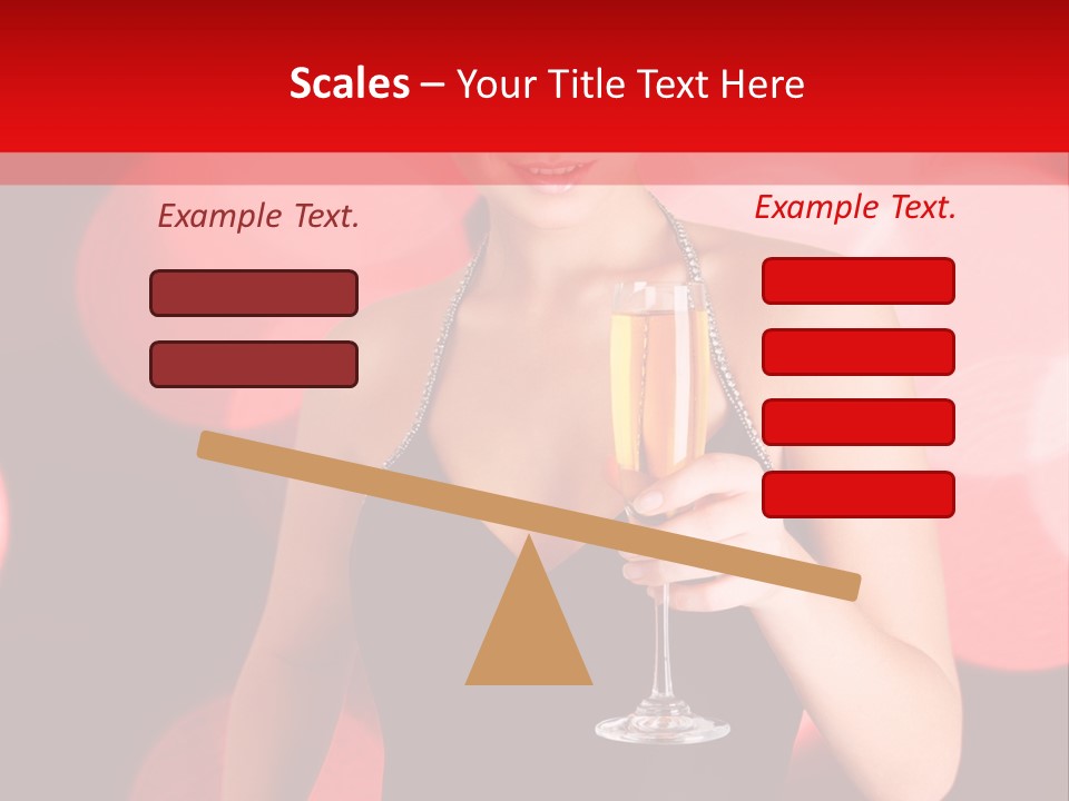 Human Young Sensual PowerPoint Template