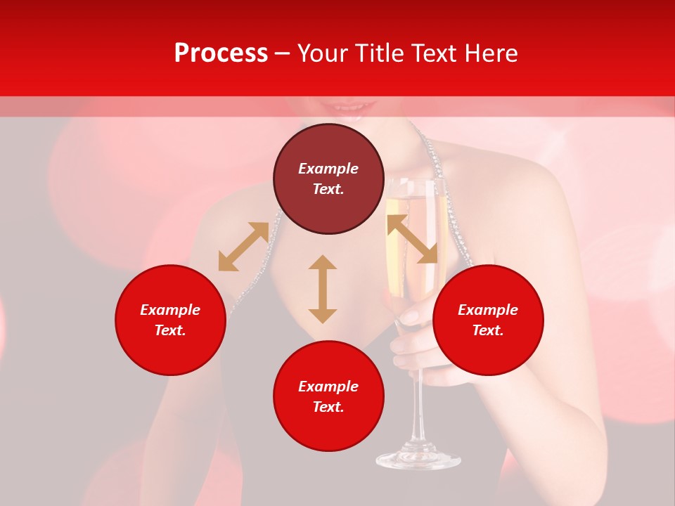 Human Young Sensual PowerPoint Template