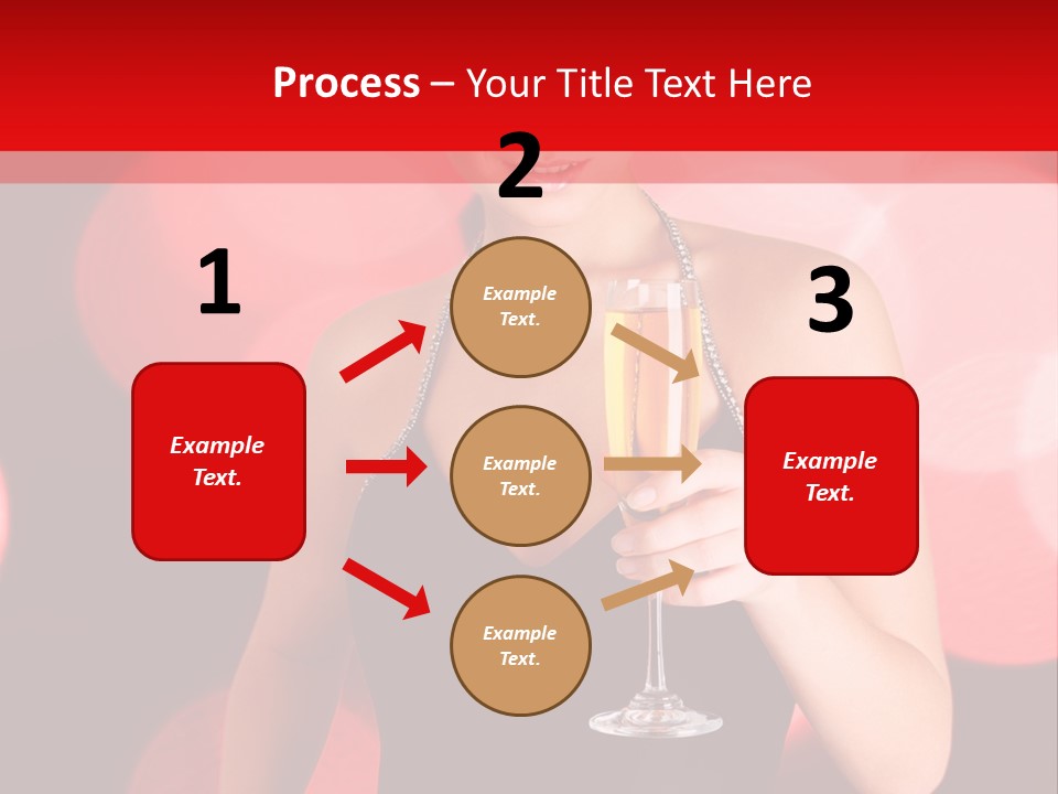 Human Young Sensual PowerPoint Template