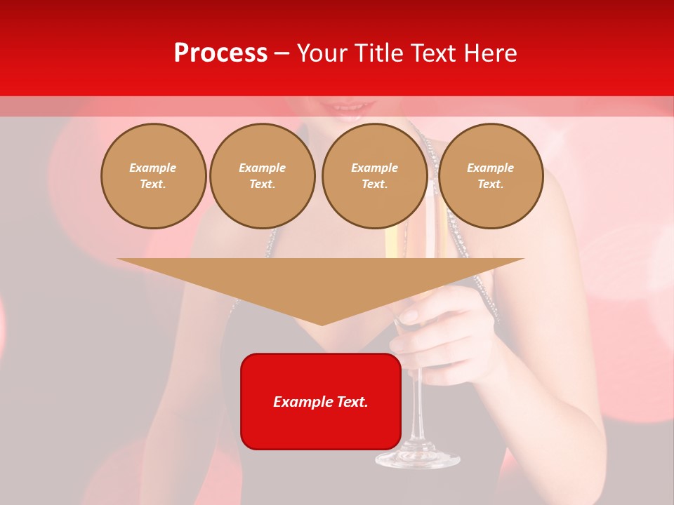 Human Young Sensual PowerPoint Template