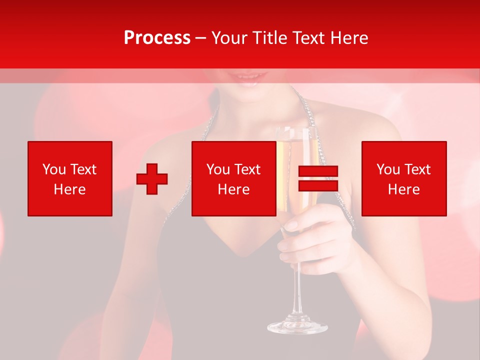 Human Young Sensual PowerPoint Template