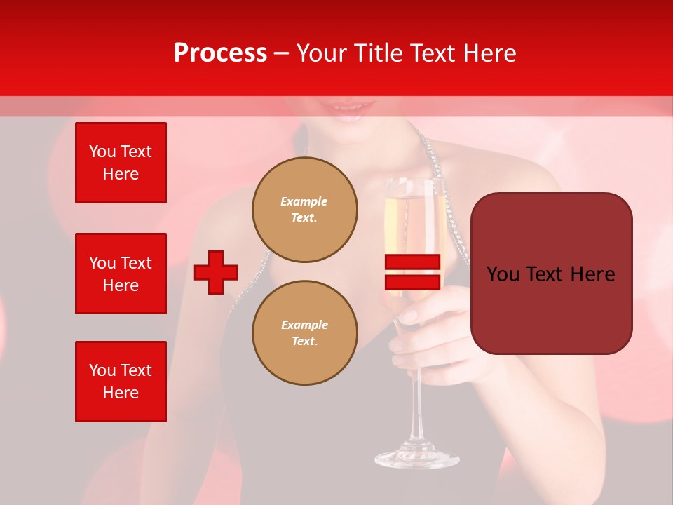 Human Young Sensual PowerPoint Template