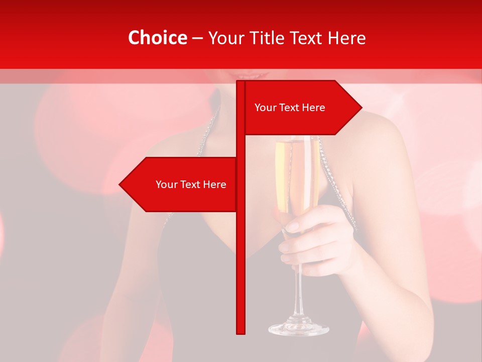 Human Young Sensual PowerPoint Template