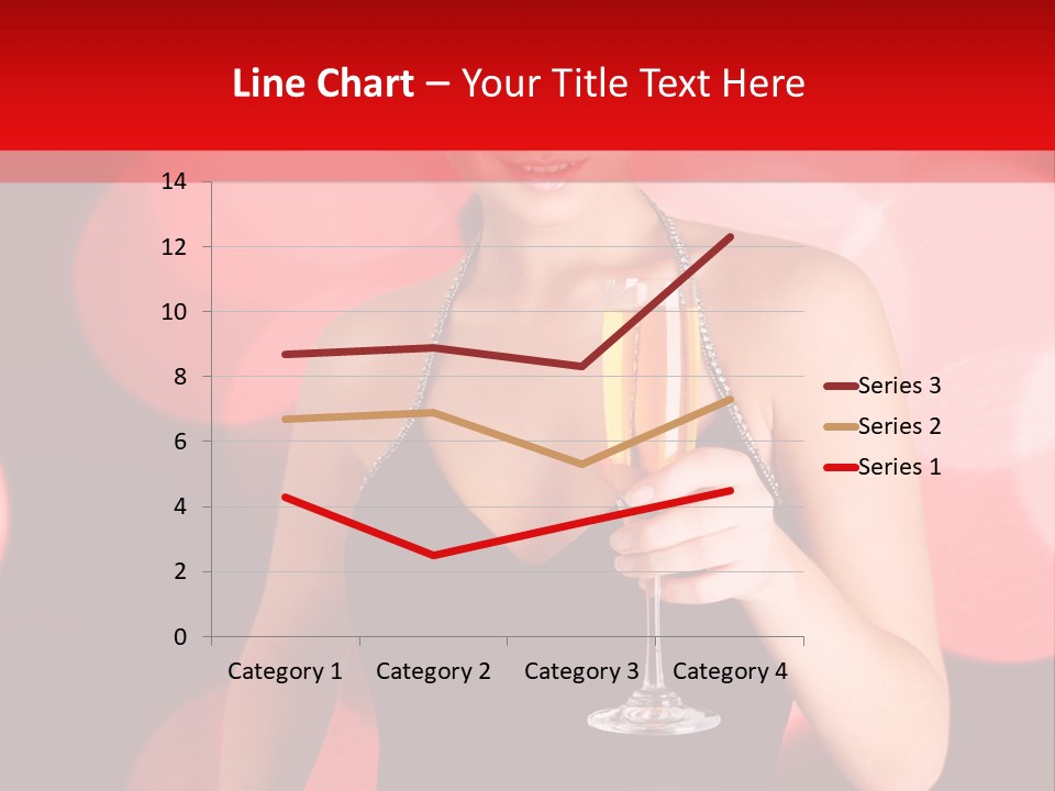 Human Young Sensual PowerPoint Template