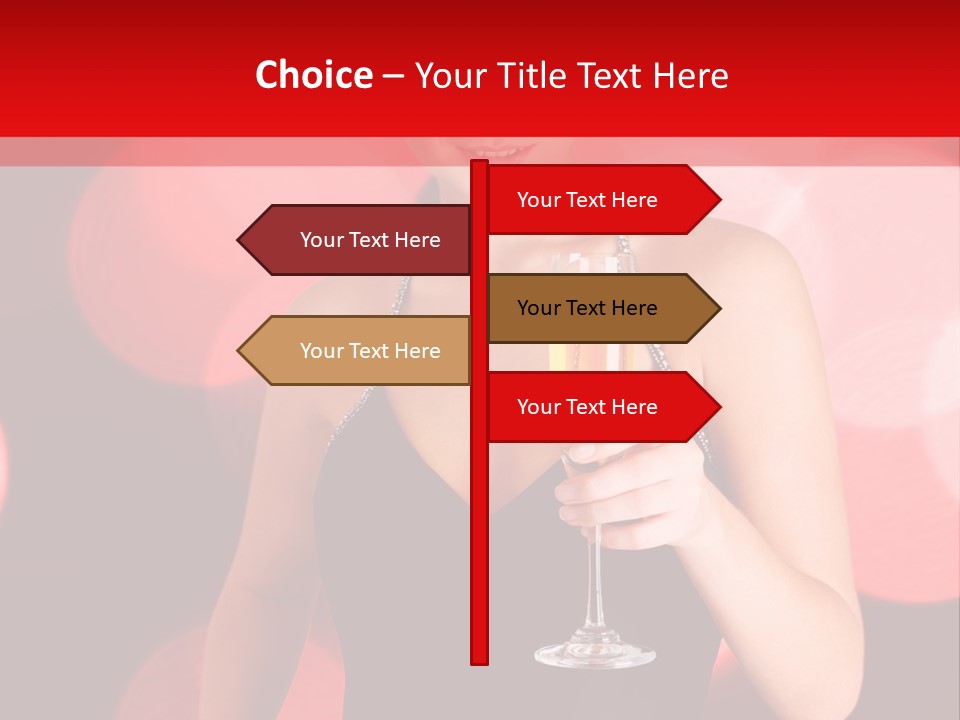 Human Young Sensual PowerPoint Template