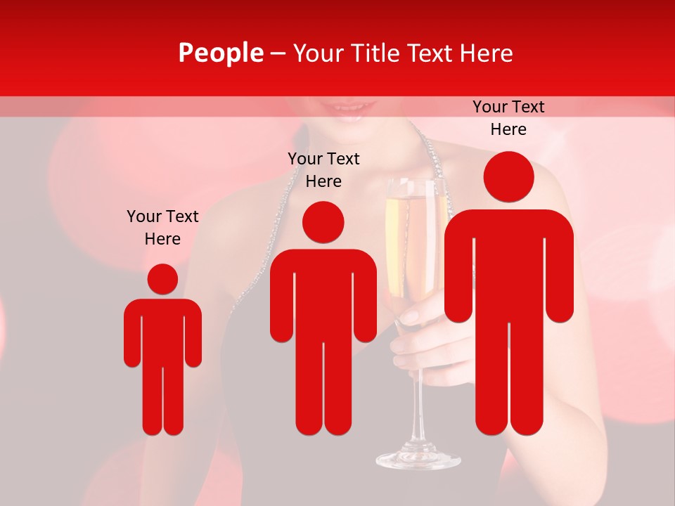 Human Young Sensual PowerPoint Template