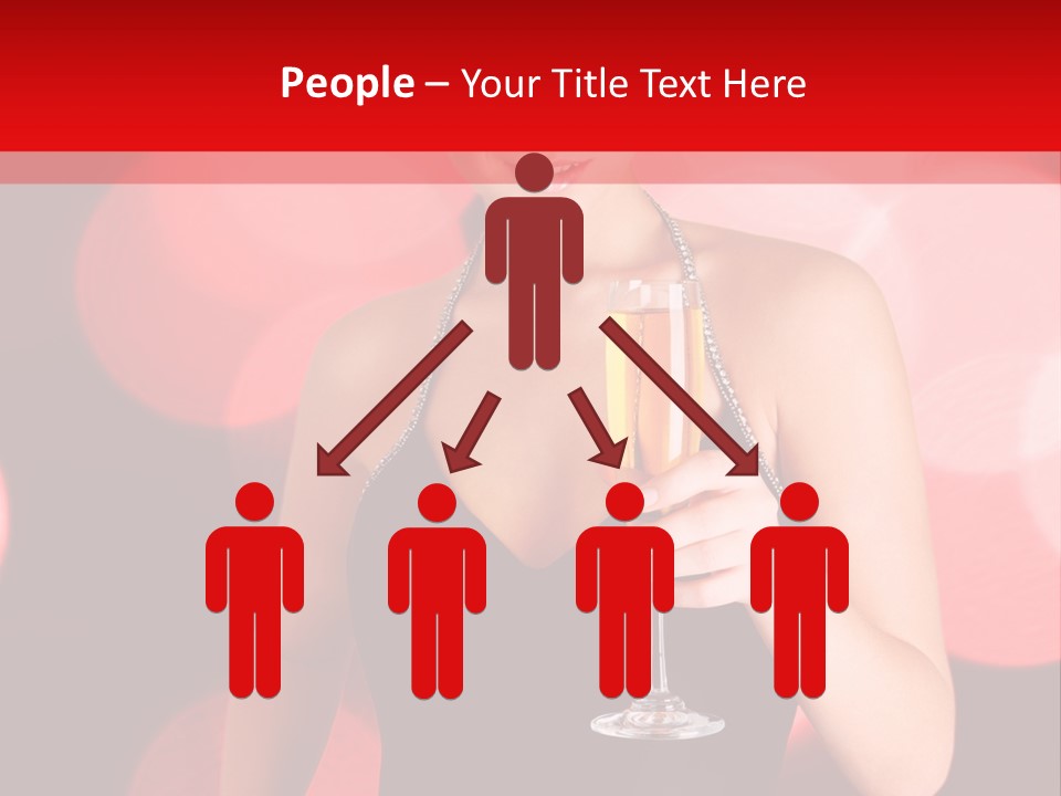 Human Young Sensual PowerPoint Template