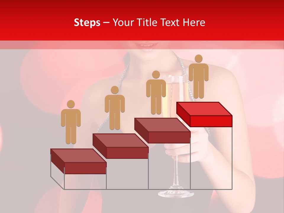 Human Young Sensual PowerPoint Template