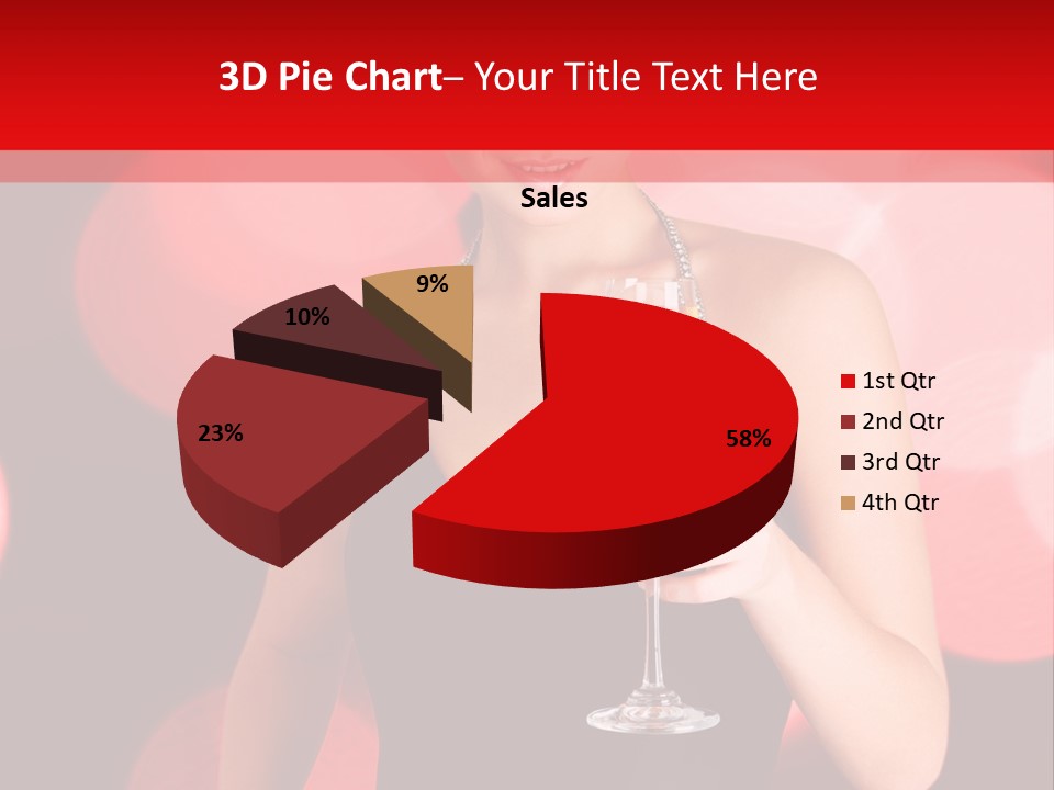 Human Young Sensual PowerPoint Template