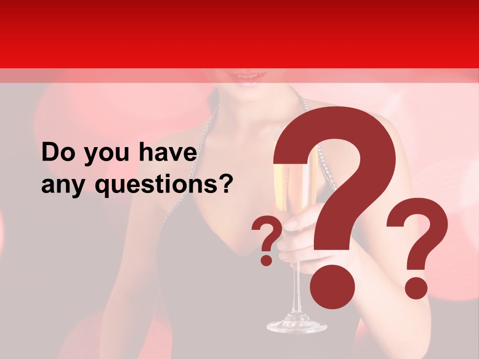 Human Young Sensual PowerPoint Template