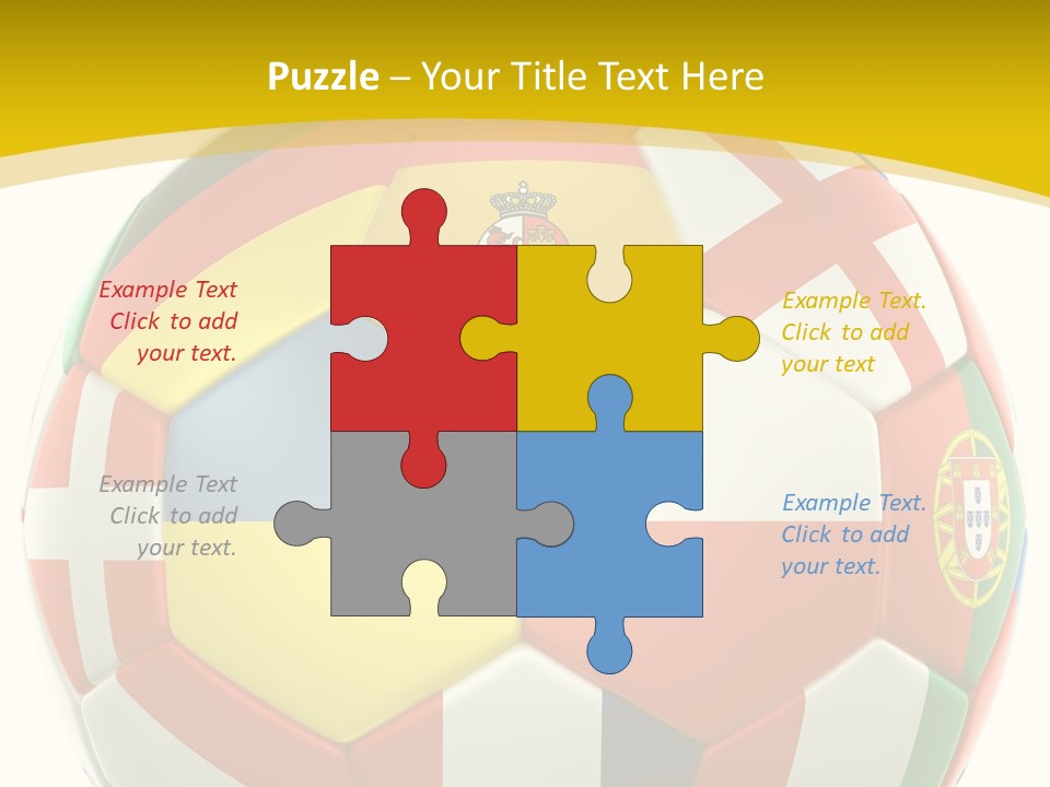 National England White Background PowerPoint Template