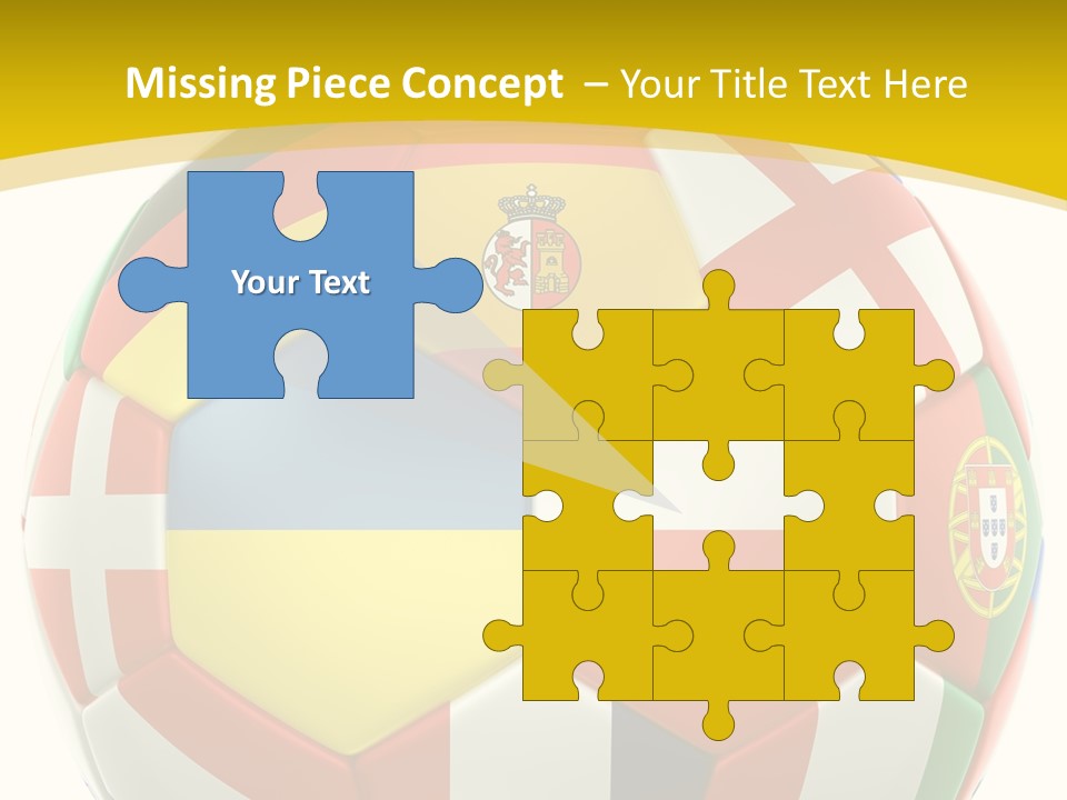 National England White Background PowerPoint Template