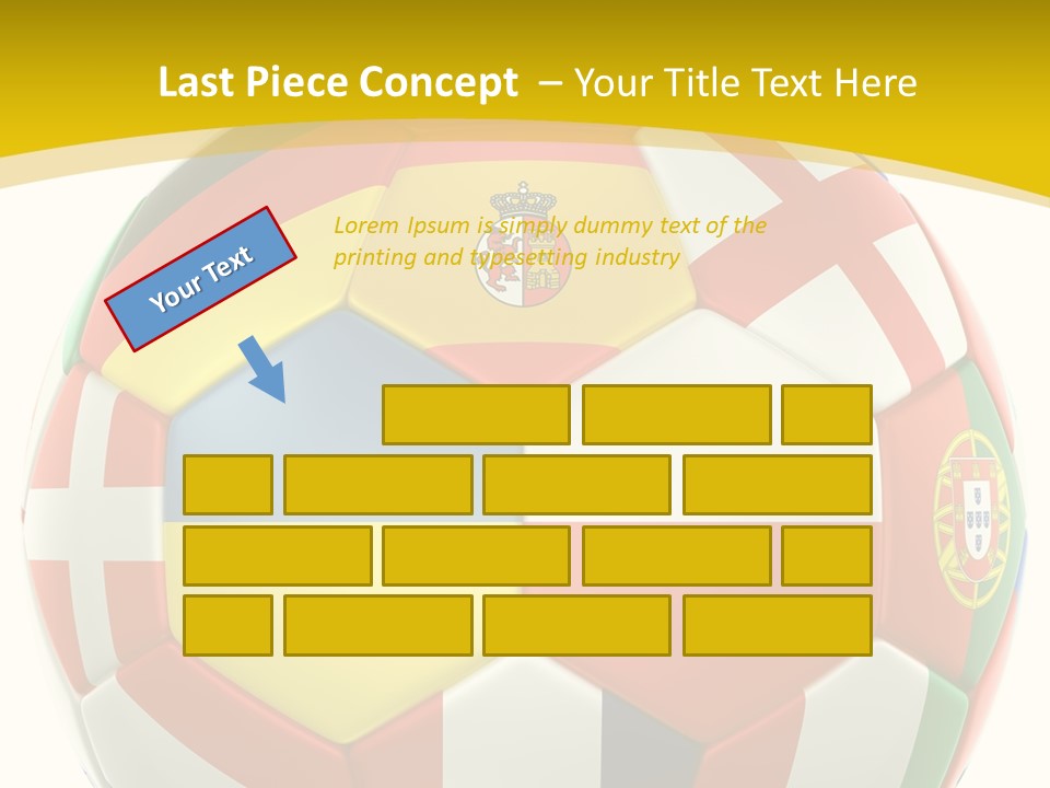 National England White Background PowerPoint Template