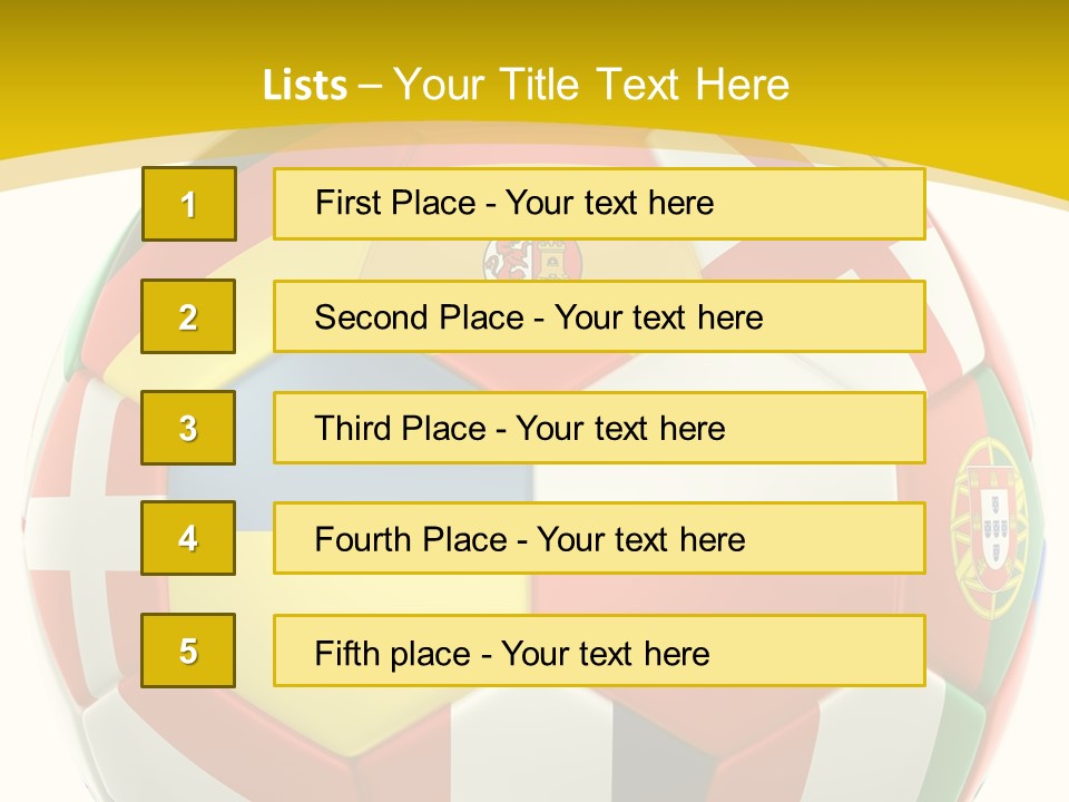 National England White Background PowerPoint Template