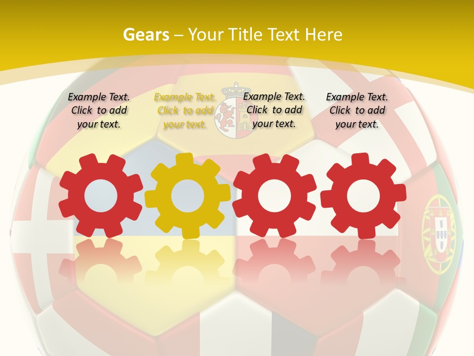 National England White Background PowerPoint Template