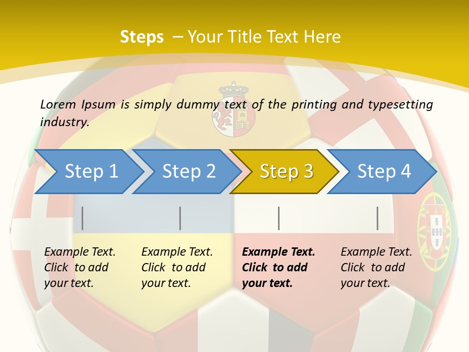 National England White Background PowerPoint Template