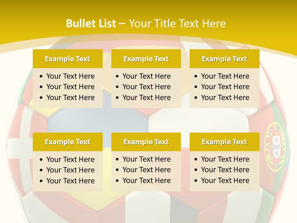 National England White Background PowerPoint Template