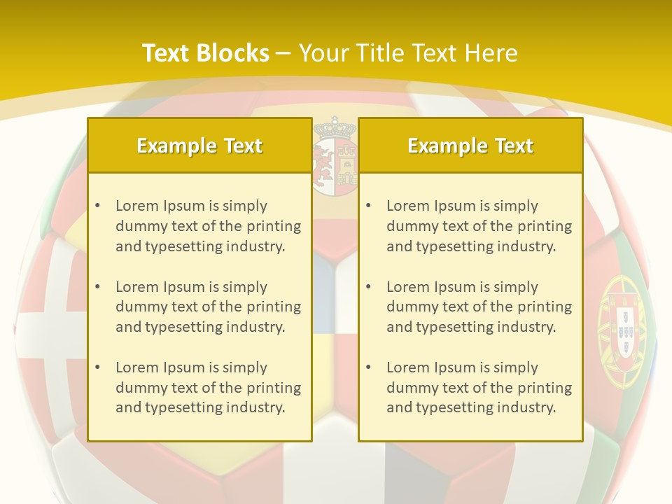 National England White Background PowerPoint Template