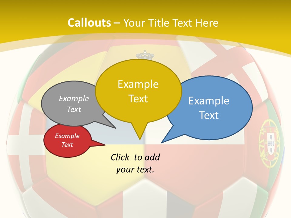 National England White Background PowerPoint Template