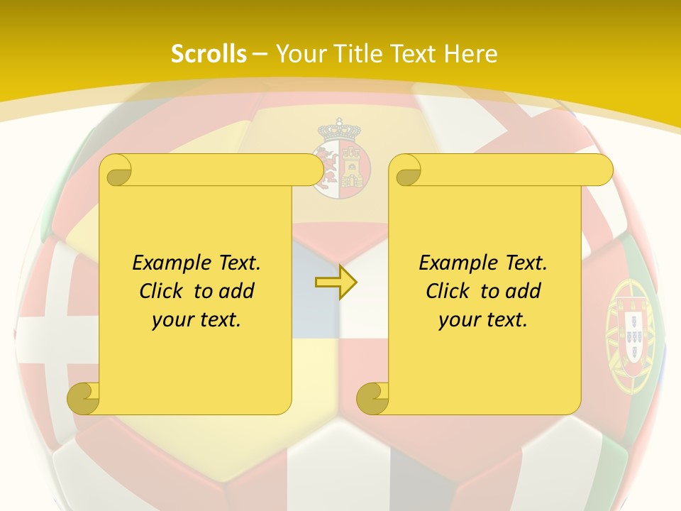 National England White Background PowerPoint Template