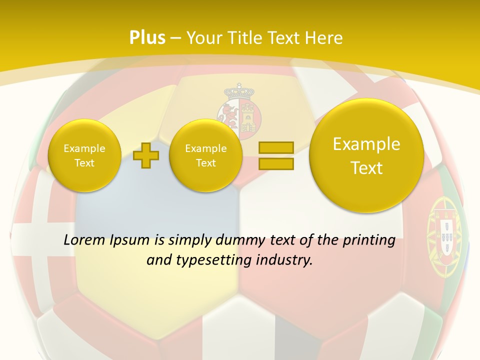National England White Background PowerPoint Template