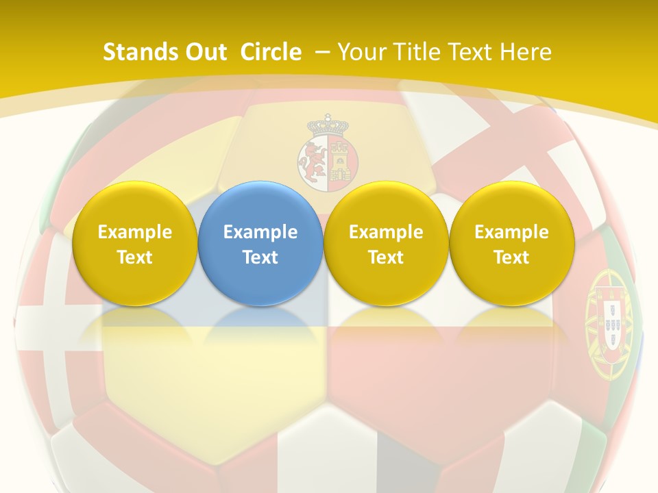 National England White Background PowerPoint Template