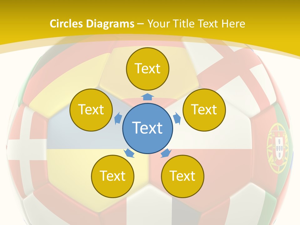 National England White Background PowerPoint Template