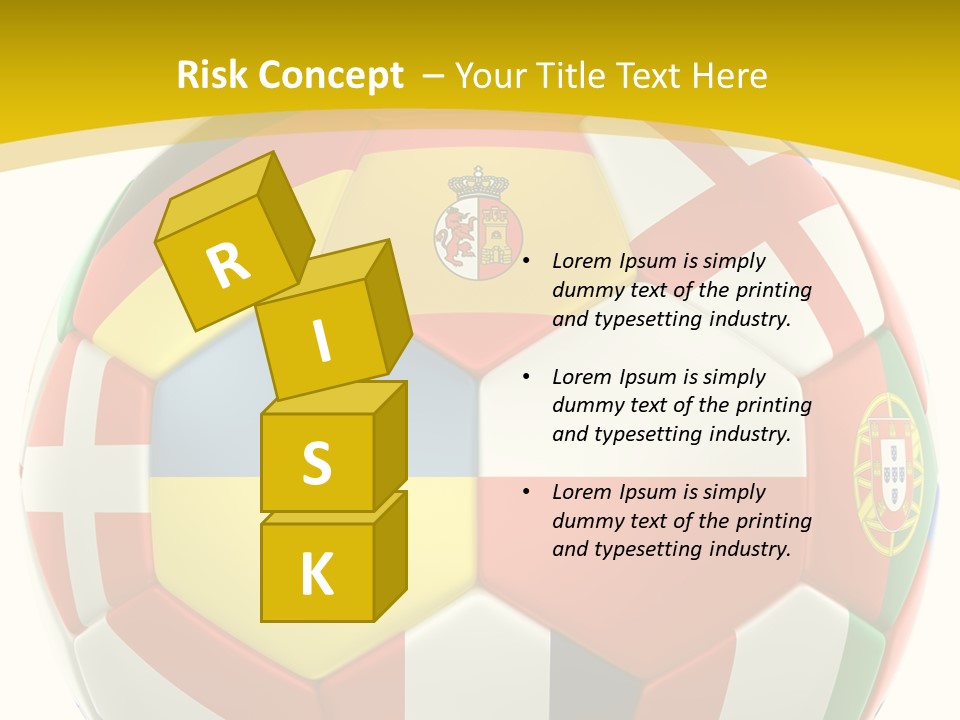 National England White Background PowerPoint Template